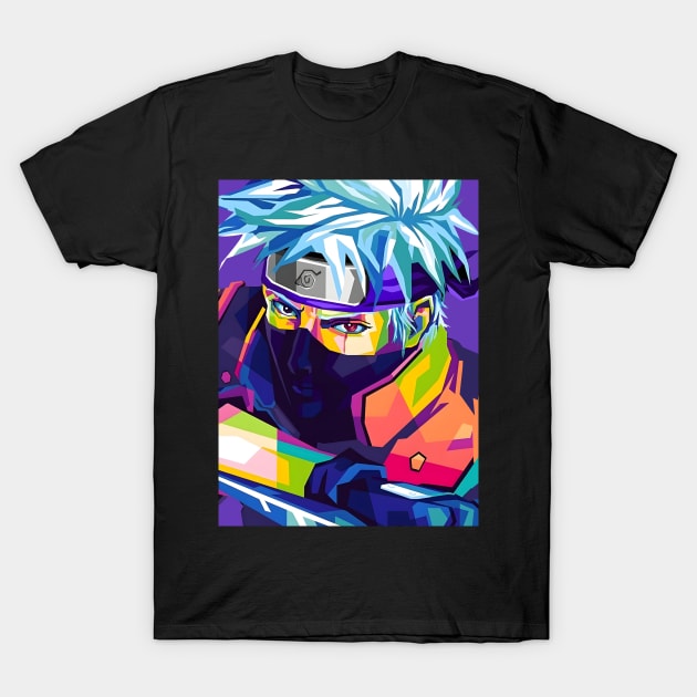 Anime Kakashi wpap T-Shirt by My city